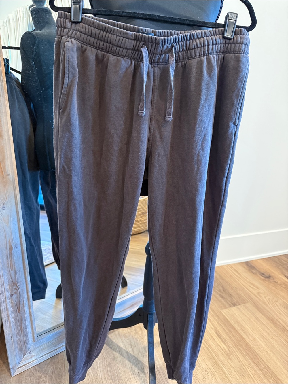 H&M Men's Dark Brown Drawstring Joggers